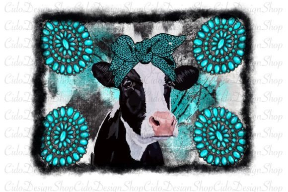 Cow Background, Western Sublimation Review