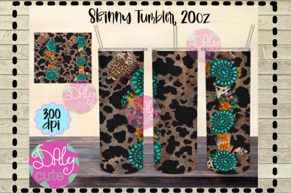 Cowhide Tumbler 20oz PNG Review