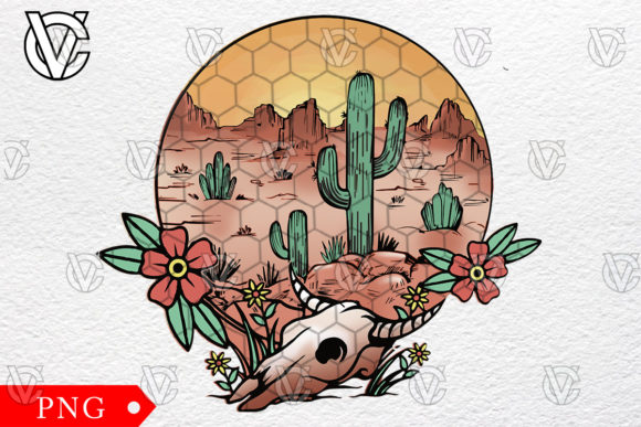 Desert Dreamer Western Sublimation Png