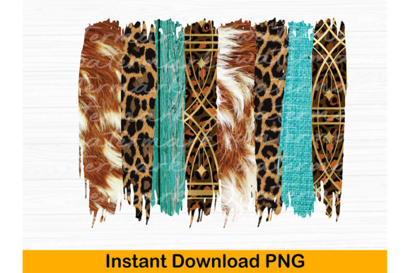 Western Brush Strokes Background PNG