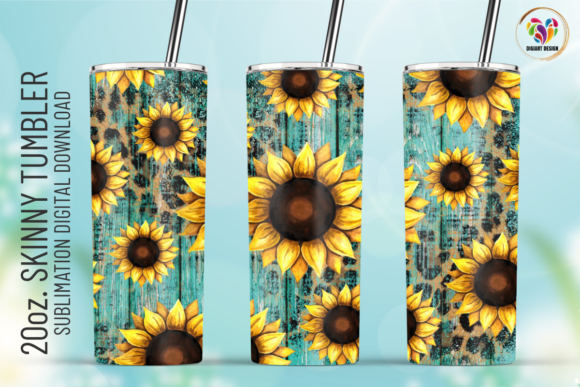 Western Sunflower Teal 20oz Sublimation Review